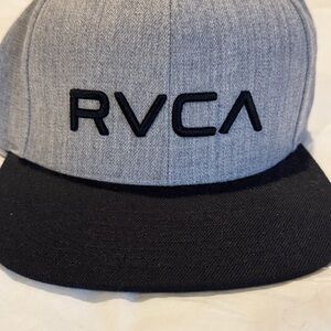 RVCA Gray and Black Cap NWT